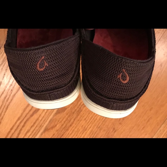 EUC Olukai Loafers, Brown